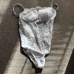 White Lace Bodysuit